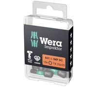 Wera 05057626001 Embout Torx Propulseur: 1/4 (6.3 mm) Sortie: TORX TX 30 25 mm