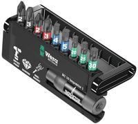 Wera Jeu d'embouts Impaktor Bit-Check 8740/51/55/67-9 05057680001, 10 pièces PH/PZ/TORX
