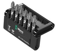 Wera 05057692001 Mini-Check Impaktor 3 Pozidriv Embouts, Ensemble De 6 Pièces