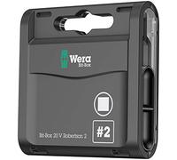 Wera Coffret d'embouts Bit-Box 20 V 05057790001 Robertson n°2 25 mm 20 pièces