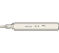 Wera 05058102001 867/0 Embouts Micro pour vis à empreinte TORX®, TX 4 x 30 mm