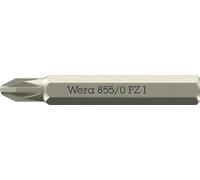 Wera 05058141001 855/0 Embouts Micro convenant pour vis Pozidriv, PZ 1 x 30 mm