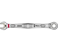 Wera 05073281001 Joker Clés Mixtes à cliquet, System. impérial, # 3/8 Pouce, Argent/Rouge