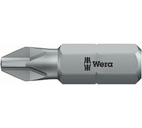 Wera Embout cruciforme PH 3 05073306001 – Acier à outils allié extra-rigide, D 6.3, 2 pc(s)