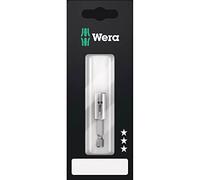 Wera 05073357001 899/4/1 Support/adaptateur universel SB, 1/4 pouce x 75 mm, Argent