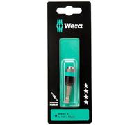 Wera 05073421001 889/4/1 K Porte-embouts universel Rapidaptor SB, 1/4 pouce x 50 mm, Noir/vert