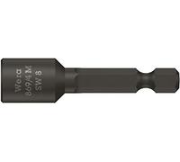 Wera 05073503001 869/4 m SB Douilles pour Vis, magnétiques, 8.0 x 50 mm, Gris