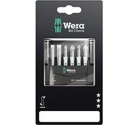 Wera Mini-Check, 50 mm, 05073635001 Jeu d'embouts 6 pièces vis à fente, cruciforme Phillips, vis Pozidriv