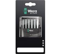 Wera 05073637001 Bit-Check 6 TX Universal 1 SB, 6 pièces, Gris