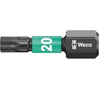 Wera 05073924001 867/1 Embouts IMP DC Impacter SB TX 20, TX 20 x 25 mm, Noir/vert