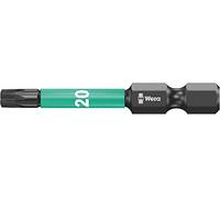 Wera 05073964001 867/4 Embouts IMP DC Impacter SB TX 20, TX 20 x 50 mm, Noir/vert