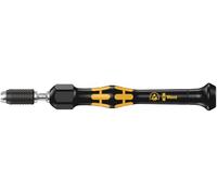 Wera 05074802001 1430 Kraftform Micro ESD, Tournevis dynamométrique avec mandrin à serrage rapide, 0,02-0,06 Nm, Noir/jaune