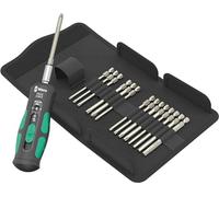 Wera 7515/16 Kraftform Safe-Torque Speed Universal 1 05075851001 Jeu d'embouts 16 pièces cruciforme Phillips, Tamper Resistant