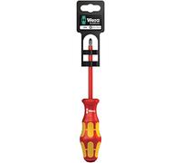 Wera 05100016001 165 i PZ SB VDE Tournevis isolé pour vis cruciformes PZ, PZ 2 x 100 mm, Rouge