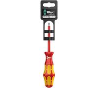 Wera 05100021001 165 i PZ/S SB Tournevis isolé pour vis Plus Minus (Pozidriv/à fente), PZ/S # 1 x 80 mm, Rouge