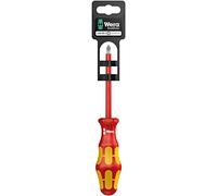 Wera 05100022001 165 i PZ/S SB Tournevis isolé pour vis Plus Minus (Pozidriv/à fente), PZ/S # 2 x 100 mm, Rouge