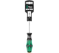 Wera 05100042001 335 SB Tournevis pour vis à fente, 0,6 x 3,5 x 100 mm, Noir/vert