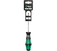 Wera 05100043001 335 SB Tournevis pour vis à fente, 0,8 x 4,0 x 100 mm, Noir/vert