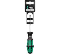 Wera 05100056001 355 PZ SB Tournevis pour vis cruciformes PZ, PZ 1 x 80 mm, Noir/vert