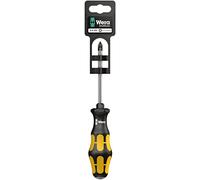 Wera 05100081001 918 SPZ SB Tournevis pour vis cruciformes PZ, PZ 2 x 100 mm, Noir/jaune