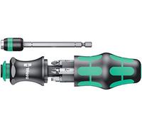 Wera 051019 Kit d'embouts Kraftform compact 20 A, noir et vert