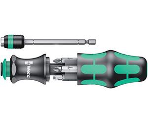 Wera 051019 Kit d'embouts Kraftform compact 20 A, noir et vert