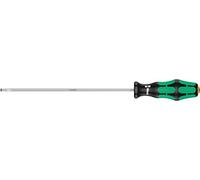 Wera 05110006001 335 Tournevis pour Vis à fente, 0.8 x 4.0 x 200 mm, Noir/Vert