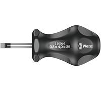 Wera 05110069001 336 Tournevis Tom Pouce, 0.8 x 4.0 x 25 mm, Noir