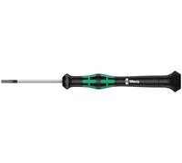 Wera 05117994001 2035 Tournevis électronicien pour vis à fente, 0.40 x 2.5 x 50 mm, Noir/vert