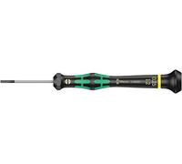 Wera 05118000001 2035 Tournevis électronicien pour vis à fente, 0.25 x 1.2 x 40 mm, Noir/vert