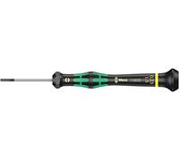 Wera 05118002001 2035 Tournevis électronicien pour vis à fente, 0.23 x 1.5 x 40 mm, Noir/vert