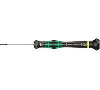 Wera 05118017001 2035 Tournevis électronicien pour vis à fente, 0,30 x 2,0 x 50 mm, Noir/vert