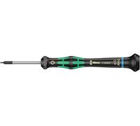 Wera 05118062001 2054 Tournevis électronicien pour vis six pans creux, Hex-Plus, 0.9 x 40 mm, Noir/vert