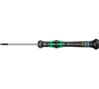 Wera 05118078001 2054 Tournevis électronicien pour vis six pans creux, Hex-Plus, 5/64 pouce x 60 mm, Noir/vert