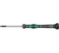 Wera 05118080001 2054 Tournevis électronicien pour vis six pans creux, Hex-Plus, 3/32 pouce x 60 mm, Noir/vert