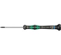 Wera 05118098001 2052 Tournevis électronicien hexagonal à tête sphérique, 1/16 pouce x 60 mm, Noir/vert