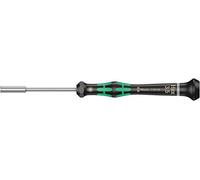 Wera 05118118001 2069 Tournevis électronicien à douille, 3.5 mm x 60 mm, Noir/vert