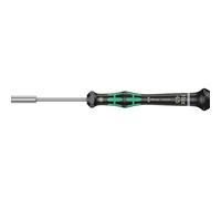 Wera 05118122001 2069 Tournevis électronicien à douille, 4.5 mm x 60 mm, Noir/vert