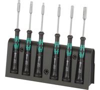 Wera 05118158001 2069/6 Kraftform Micro Tournevis À Écrou, Ensemble De 6