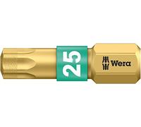 Wera 05134377001 867/1 Embouts TORX BDC SB, TX 25 x 25 mm, Or/vert