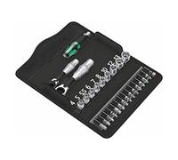 Wera 05135918001 Kraftform Kompakt Zyklop Mini 2, 27 pièces, Noir/Vert
