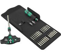 Wera – Jeu d'embouts Kraftform Kompakt 400 RA Set 1, 19 pièces Phillips/Pozidriv, 6 pans intérieurs