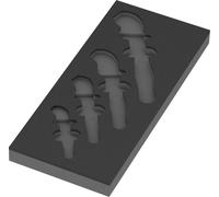 Wera 05137334001 Insert en mousse 9834 pour jeu 6004 Joker VDE 1, sans outils, 172 x 30 x 392 mm
