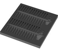 Wera 05137351001 Insert en mousse 9851 pour jeu Kraftform Kompakt VDE 1, sans outils, 344 x 30 x 392 mm