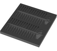 Wera 05137351001 Insert en mousse 9851 pour jeu Kraftform Kompakt VDE 1, sans outils, 344 x 30 x 392 mm