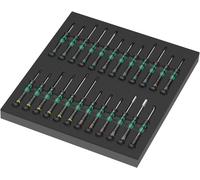 Wera 05150106001 24 Pièces 9715 Kraftform Micro Set 1 Jeu De Tournevis Dans Un Insert En Mousse