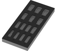Wera 05150118001 9728 Plateau de rangement (L x l x H) 342 x 172 x 30 mm