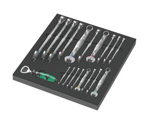 Wera 05150121001 9731 Ensemble Joker 6003 De 18 Pièces Avec Insert En Mousse - 6-24 Mm