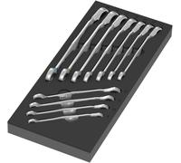 Wera 05150123001 11 Pièces 9733 6001 Joker Switch Set 1 Jeu De Clés À Cliquet À Douille Et À Anneau Dans Un Insert En Mousse - 8-19 Mm