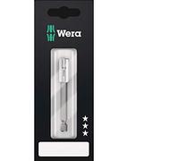 Wera 05160924001 899/4/1 Support/adaptateur universel S, 1/4 pouce x 75 mm, Argent